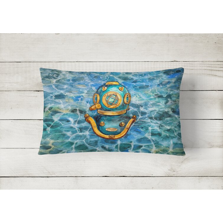 Deep Sea Diving Helmet Lumbar Pillow